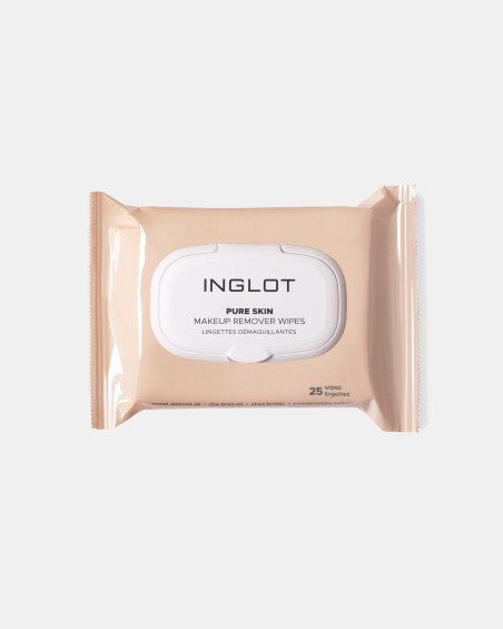 Серветки для зняття макіяжу INGLOT Pure Skin, 25 шт.