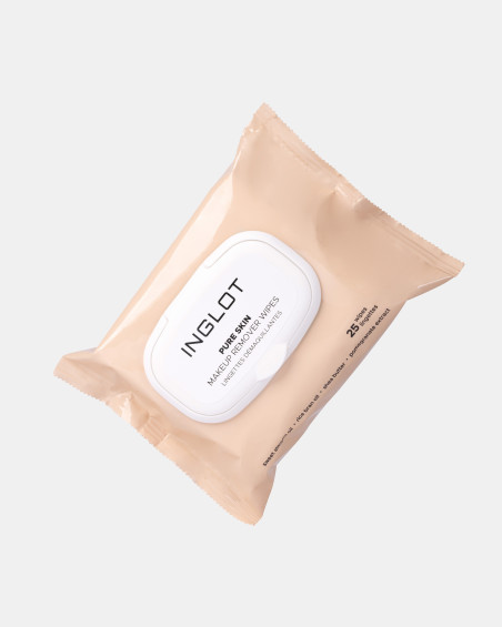 Серветки для зняття макіяжу INGLOT Pure Skin, 25 шт.