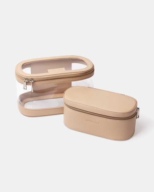 Набір із 2 косметичок INGLOT Cosmetic Bag Set Beige