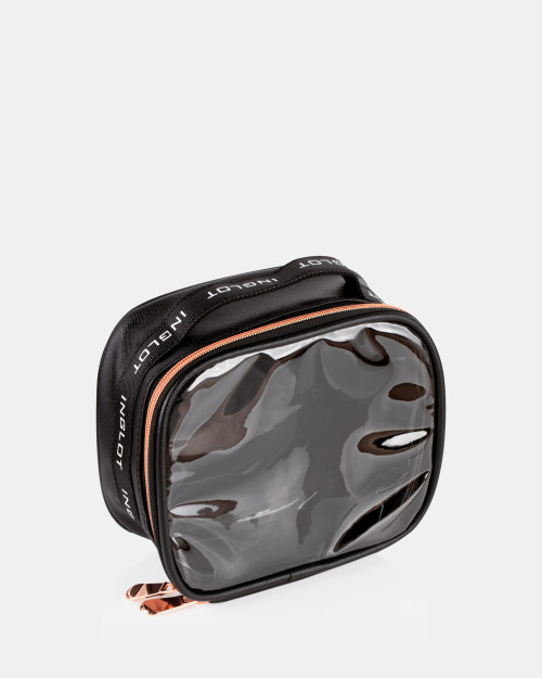 Дорожня косметичка INGLOT Small Black & Rose Gold, 17 × 15 см