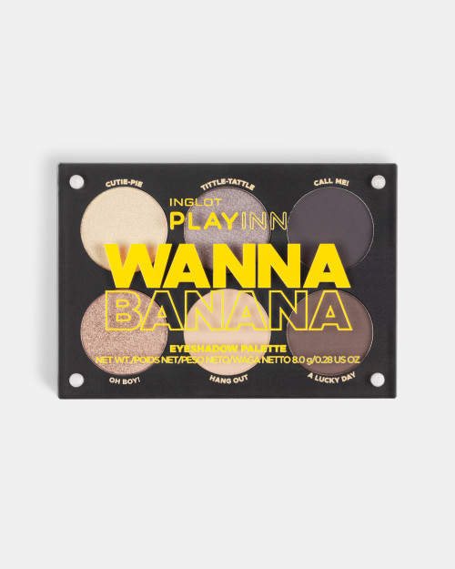 Палетка тіней INGLOT PLAYINN Wanna Banana, 8 г