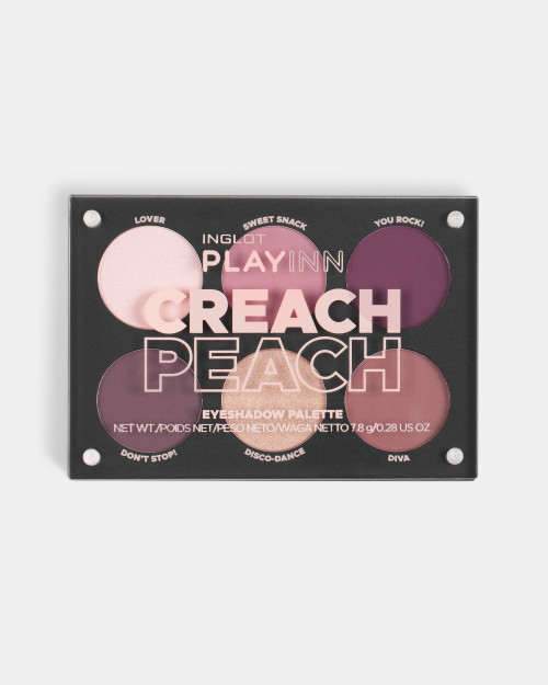 Палетка тіней INGLOT PLAYINN Creach Peach, 7,8 г