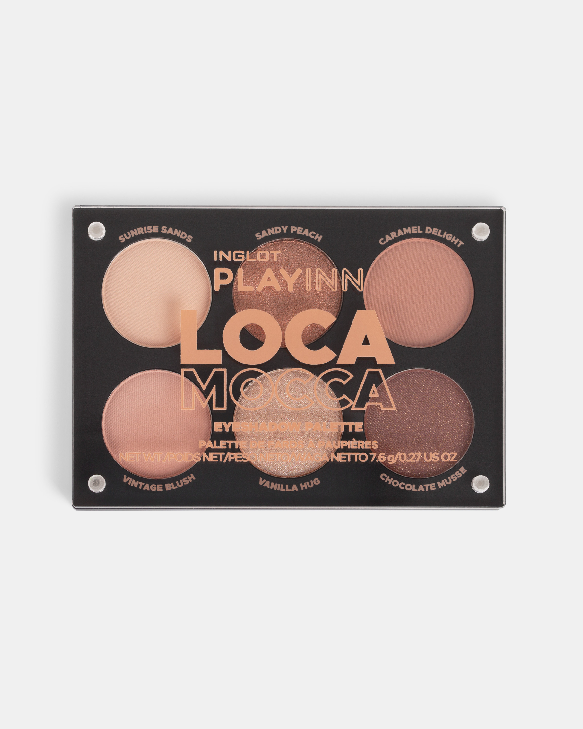 Палетка тіней INGLOT PLAYINN Loca Mocca, 7,6 г