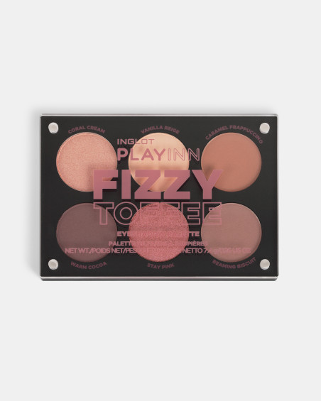 Палетка тіней INGLOT PLAYINN Fizzy Toffee, 7,4 г