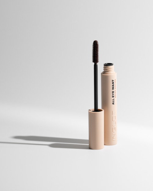 Коричнева туш INGLOT ALL EYE WANT Brown, 8,5 мл Коричнева туш INGLOT ALL EYE WANT Brown, 8,5 мл