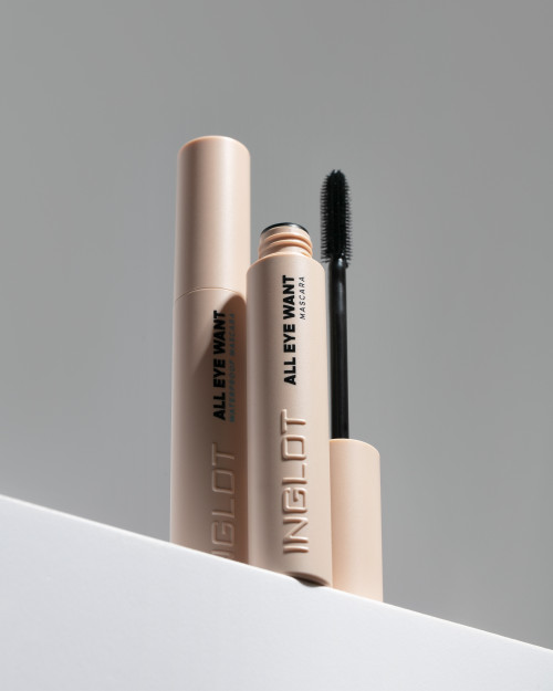 Чорна туш INGLOT All Eye Want Mascara, 8,5 мл Чорна туш INGLOT All Eye Want Mascara, 8,5 мл