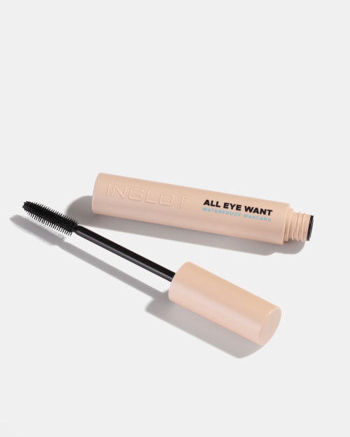 Водостійка туш INGLOT All Eye Want Waterproof, 8,5 мл Водостійка туш INGLOT All Eye Want Waterproof, 8,5 мл