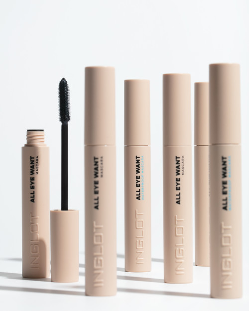 Водостійка туш INGLOT All Eye Want Waterproof, 8,5 мл Водостійка туш INGLOT All Eye Want Waterproof, 8,5 мл