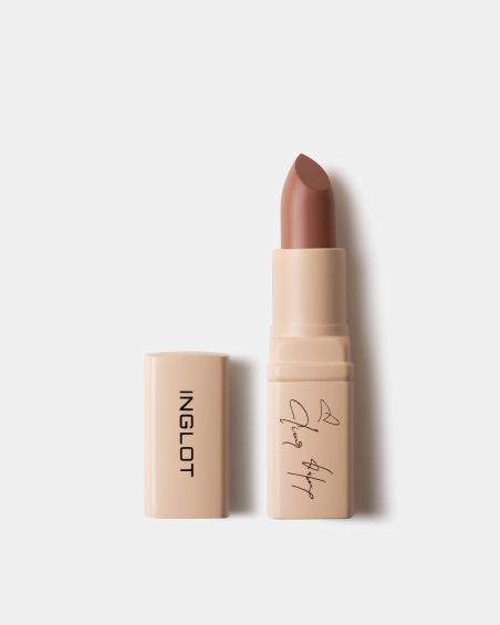 Нюдова матова помада «Карамель» INGLOT × TINA KAROL