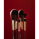 Набір пензликів для макіяжу BRUSH TUBE MAKEUP SET (Бордо)