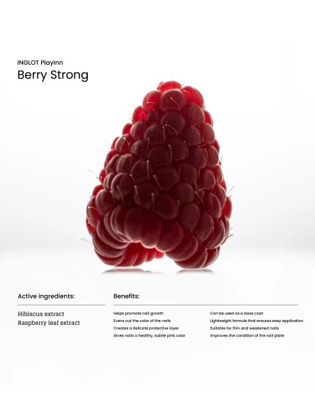 Кондиціонер для нігтів INGLOT Berry Strong, 15 мл